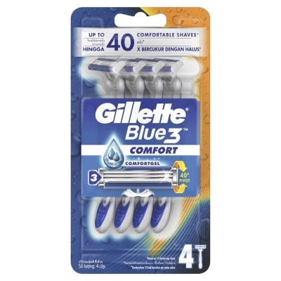 GILLETTE Blue 3 Blister Pack 4s