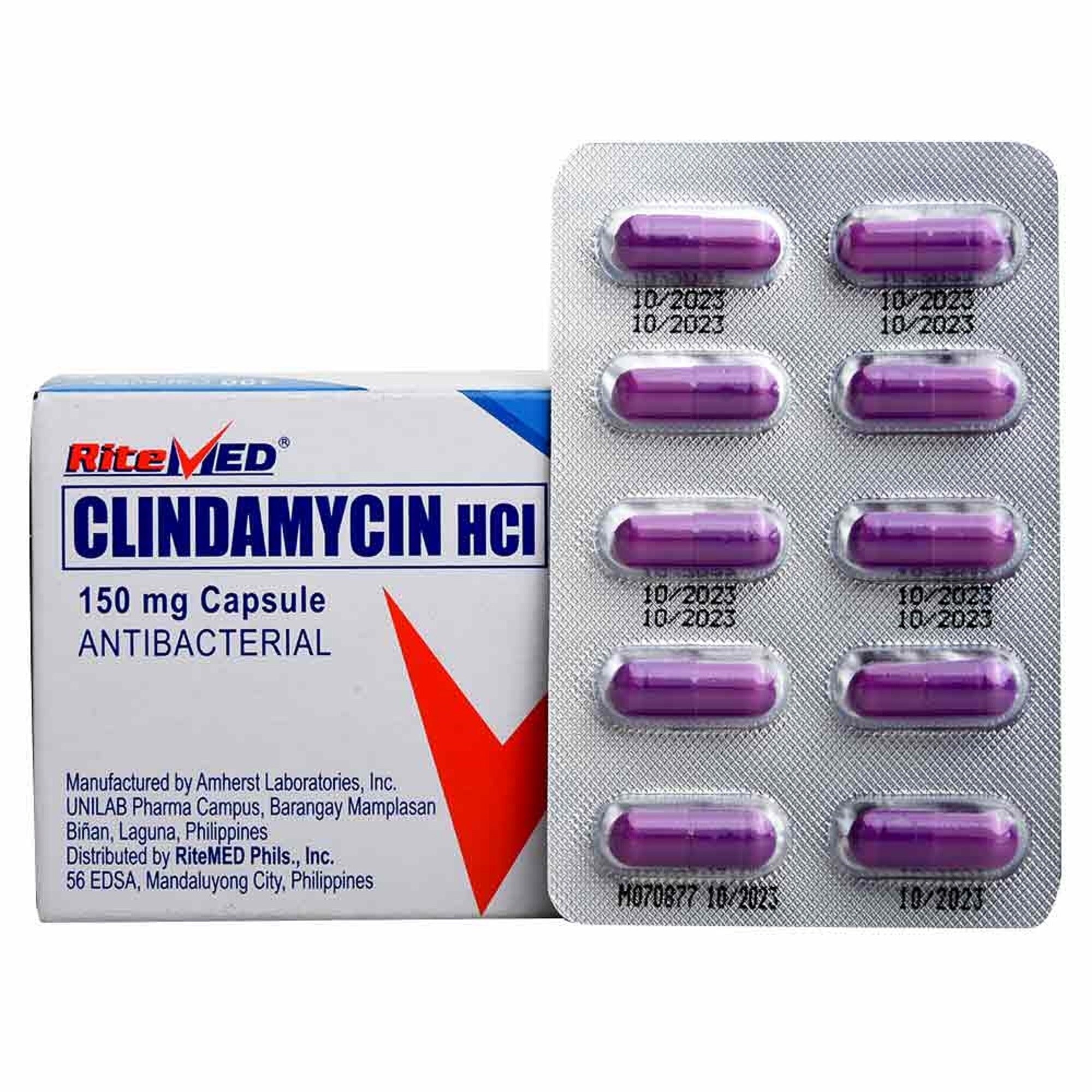 RITEMED Clindamycin Hydrochloride 150mg Sold Per Piece [PRESCRIPTION REQUIRED]
