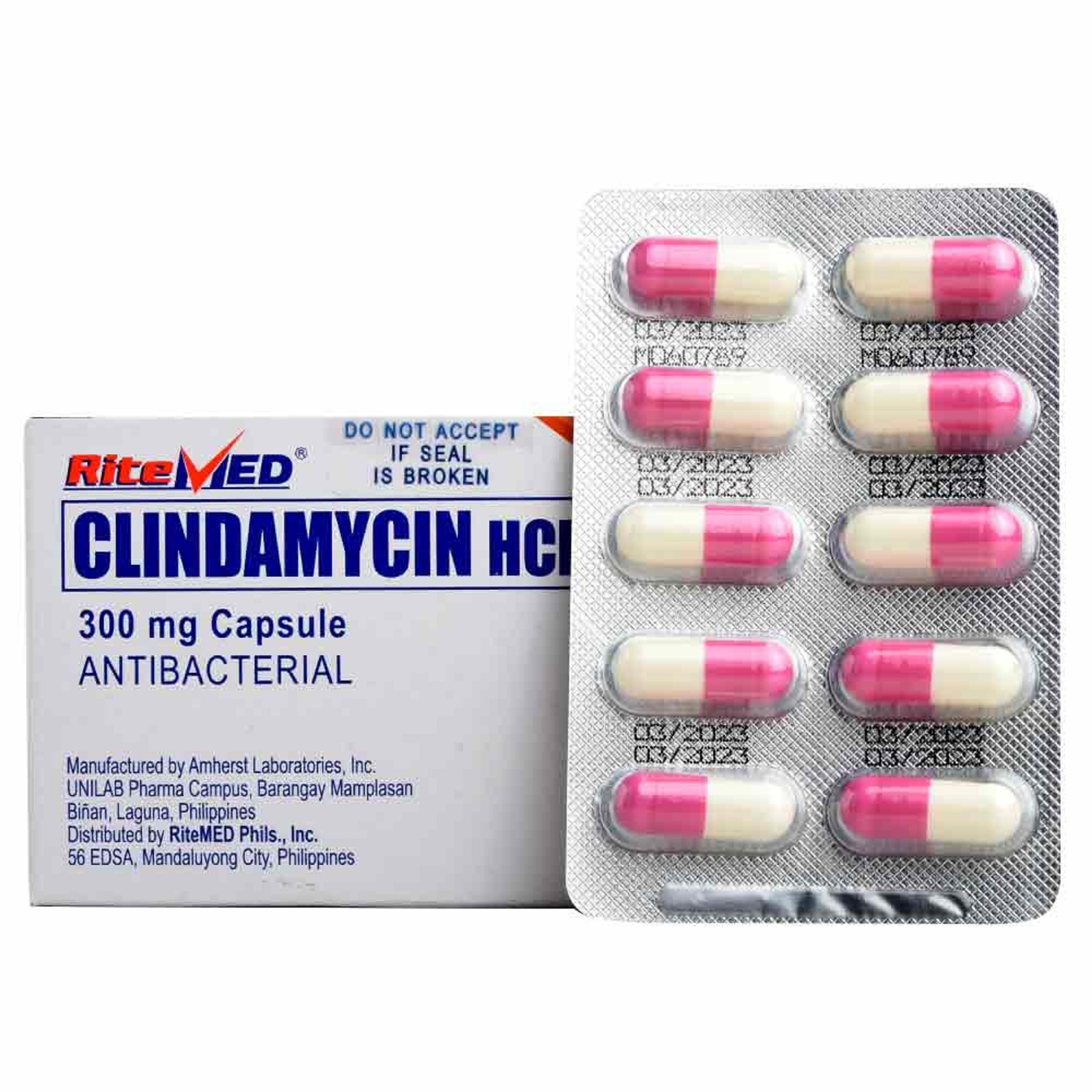 RITEMED Clindamycin 300mg Sold Per Piece [PRESCRIPTION REQUIRED]
