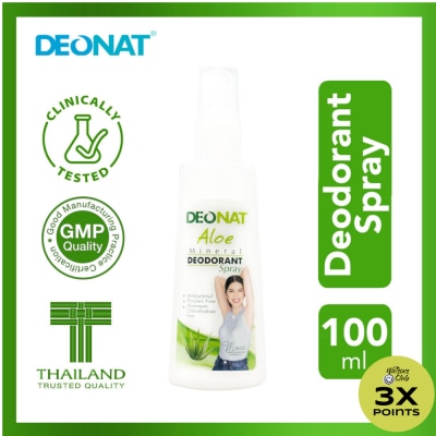 DEO NAT Aloe Mineral Deodorant Spray 100ml