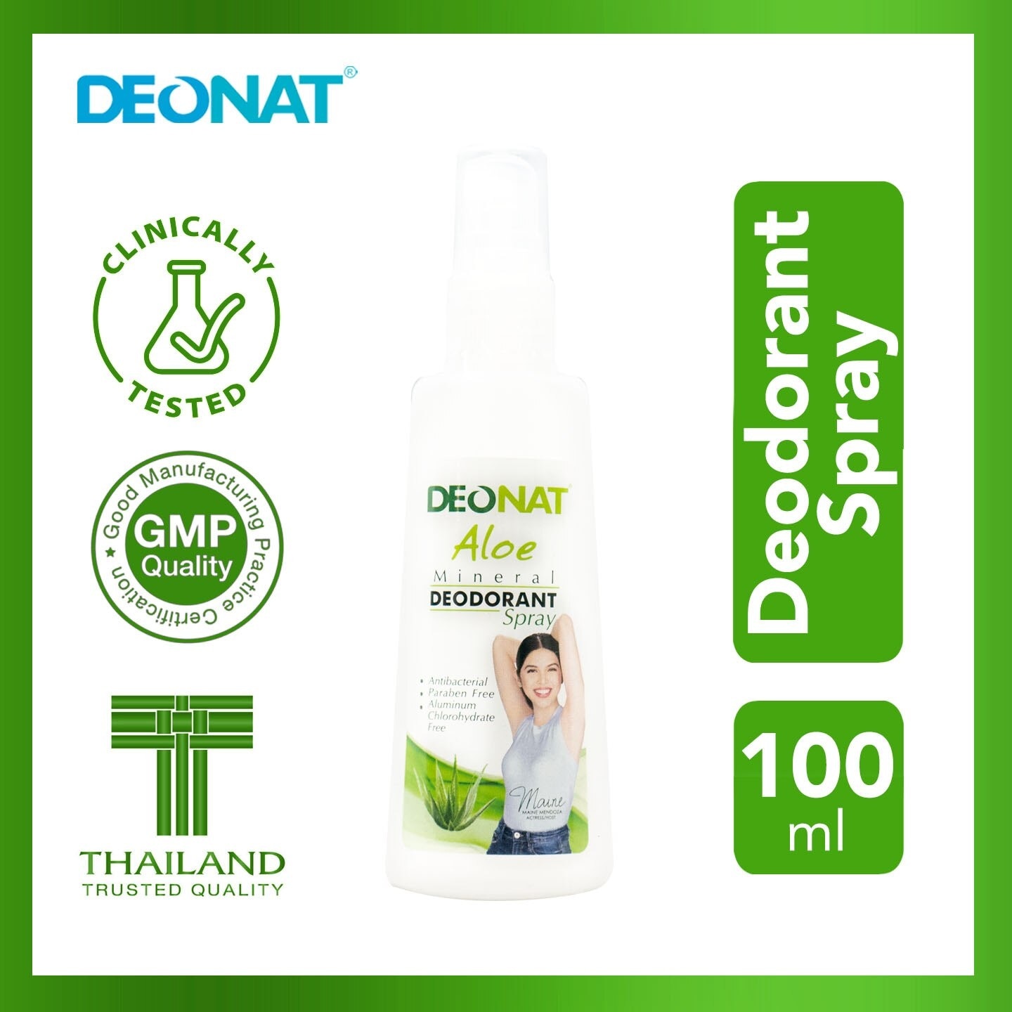 Aloe Mineral Deodorant Spray 100ml