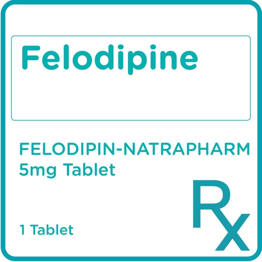 Felodipin Natrapharm Tab 5Mg Sold Per Piece[Prescription Required]