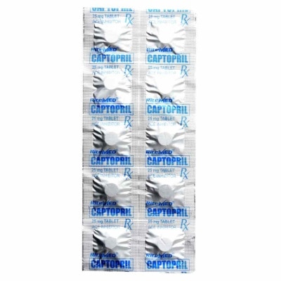 RITEMED Captopril 25mg 1 Tablet [Prescription Required]