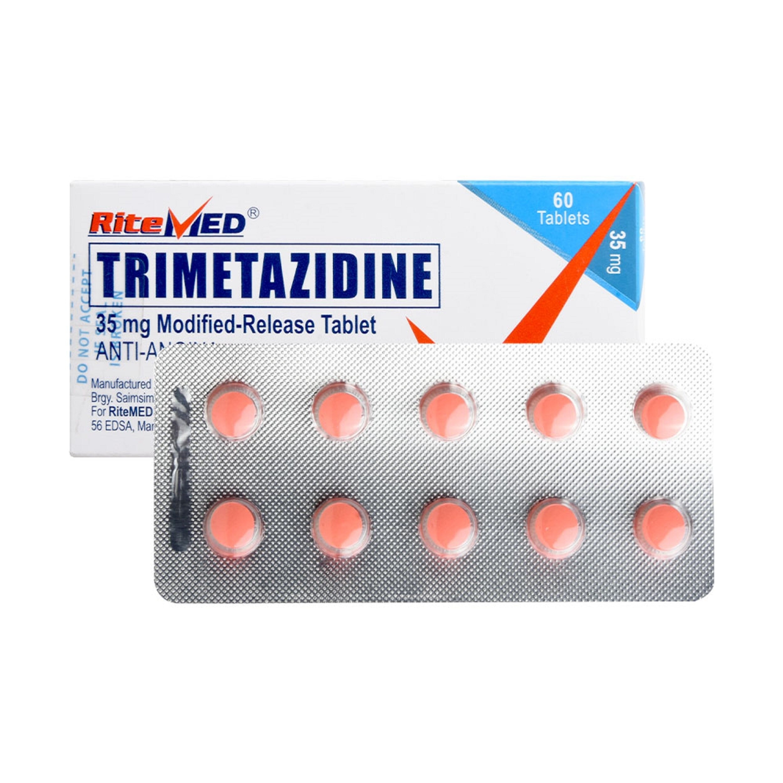 Trimetazidine 35mg 1 Tablet [PRESCRIPTION REQUIRED]