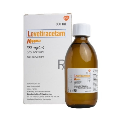 KEPPRA Levetiracetam 100mg/ml Oral Solution 300ml [PRESCRIPTION REQUIRED]