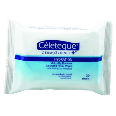 CELETEQUE Celeteque Dermo Science Hydration Make Up Remover Wipes 20 sheets