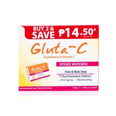 GLUTA C GLUTA C Duo Pack Soap by 2s 120g