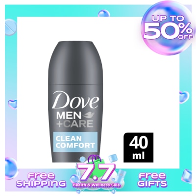 DOVE MEN Deodorant Roll-On Clean Comfort 40ML