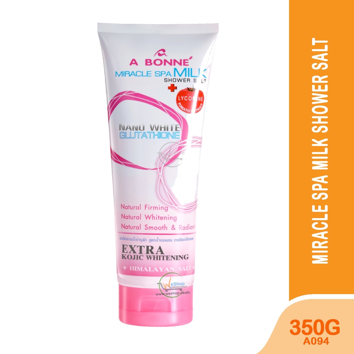 Miracle Spa Milk With Nano White Gluta 350g