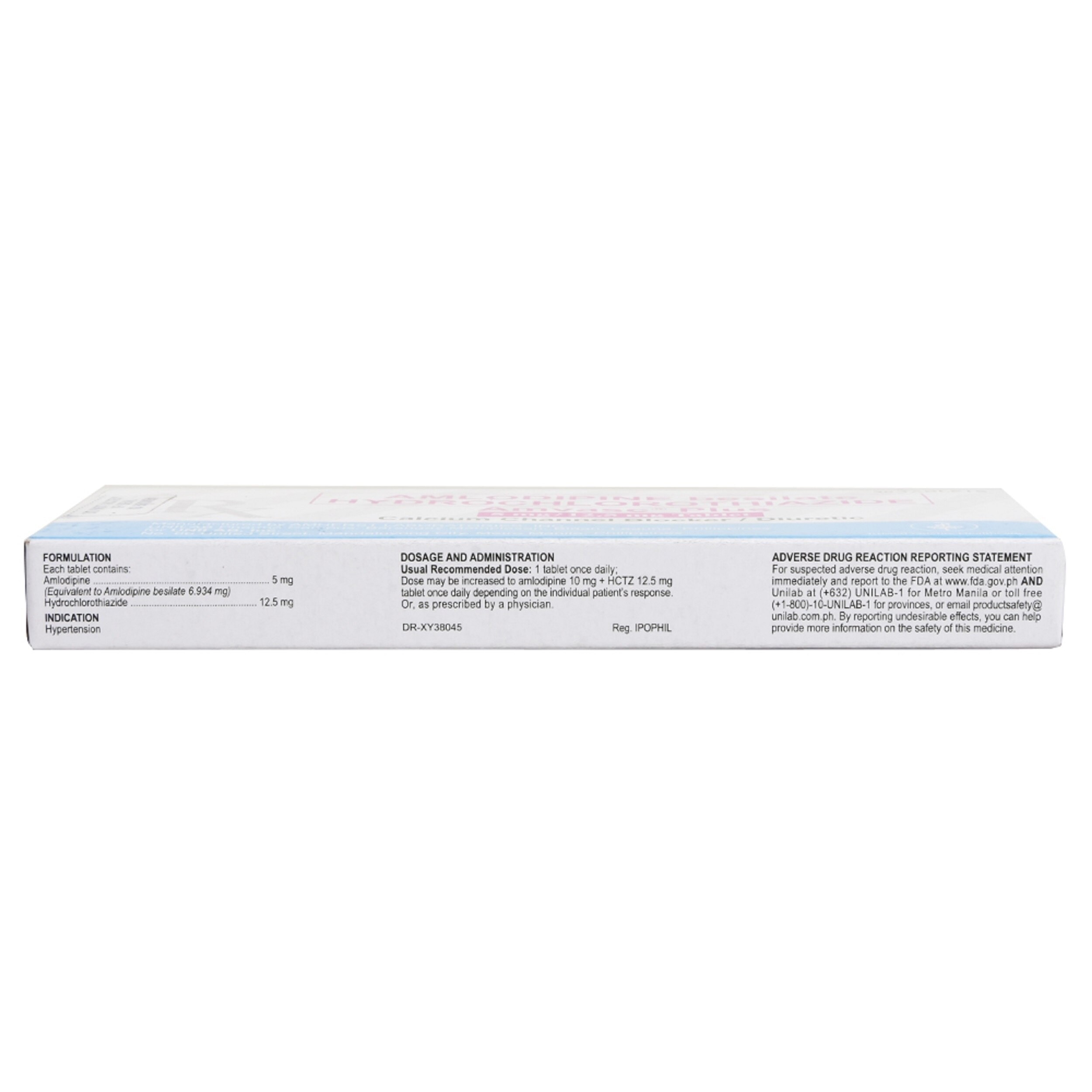 Amlodipine 5Mg, Hydrochlorothiazide 12.5Mg 1 Tablet [Prescription Required]