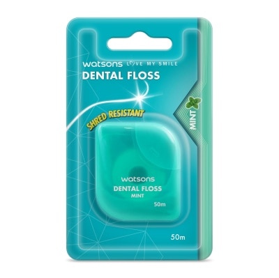 WATSONS Dental Floss Mint 50m