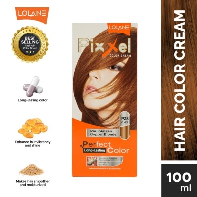 LOLANE Pixxel Color Cream P28 Dark Golden Copper Blonde 6.43