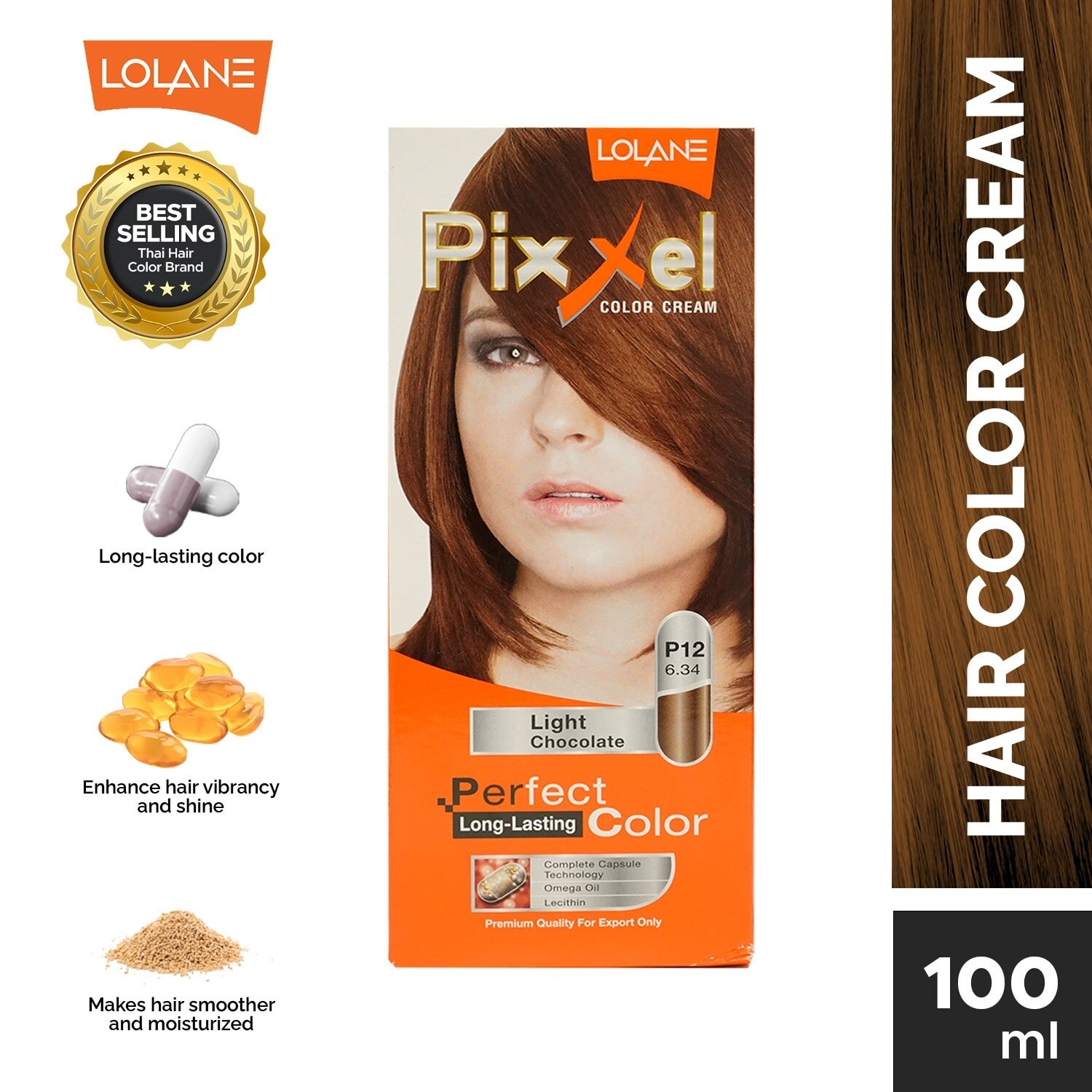 Pixxel Color Cream P12 Light Chocolate 6.34