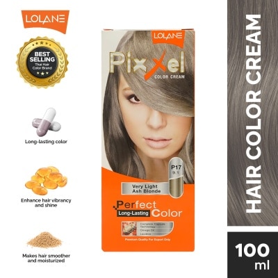 LOLANE Pixxel Color Cream P17 Very Light Ash Blonde 9.1