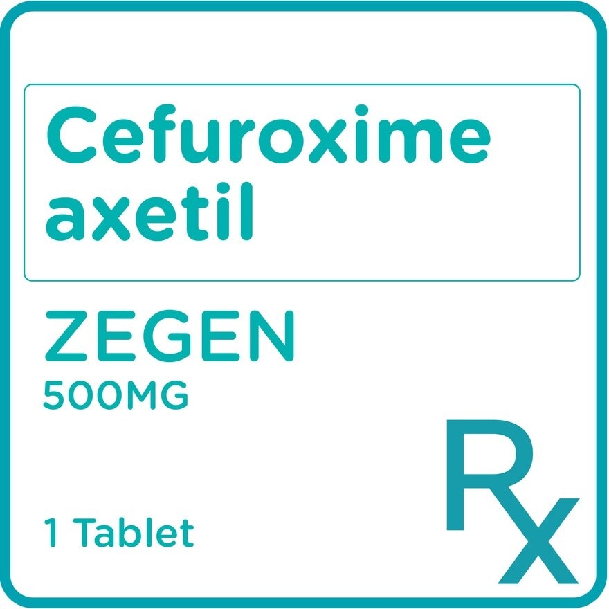 Cefuroxime axetil 500mg 1 Tablet [PRESCRIPTION REQUIRED]