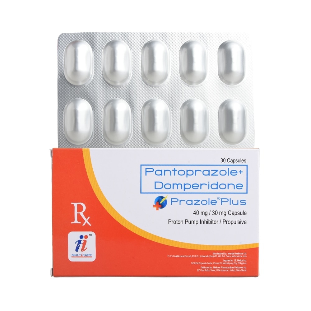 Pantoprazole and domperidone 40mg/30mg 1 Capsule [PRESCRIPTION REQUIRED]