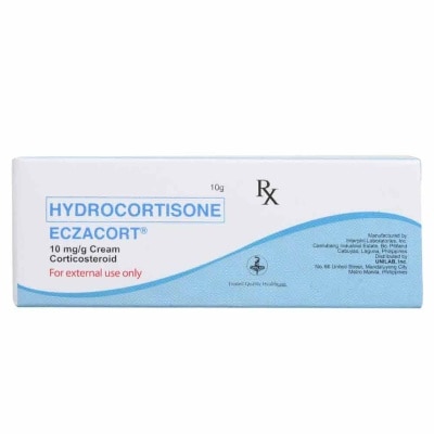 ECZACORT Hydrocortisone Cream 10g [PRESCRIPTION REQUIRED]