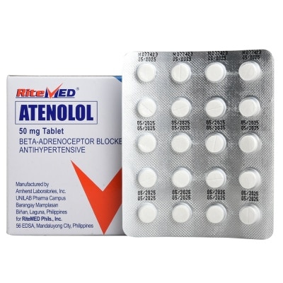 RITEMED Ritemed Atenolol 50mg 1 Tablet [Prescription Required]