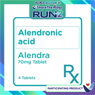 ALENDRA Alendronic Acid 70mg 1 Film Coated Tablet [PRESCRIPTION REQUIRED] image