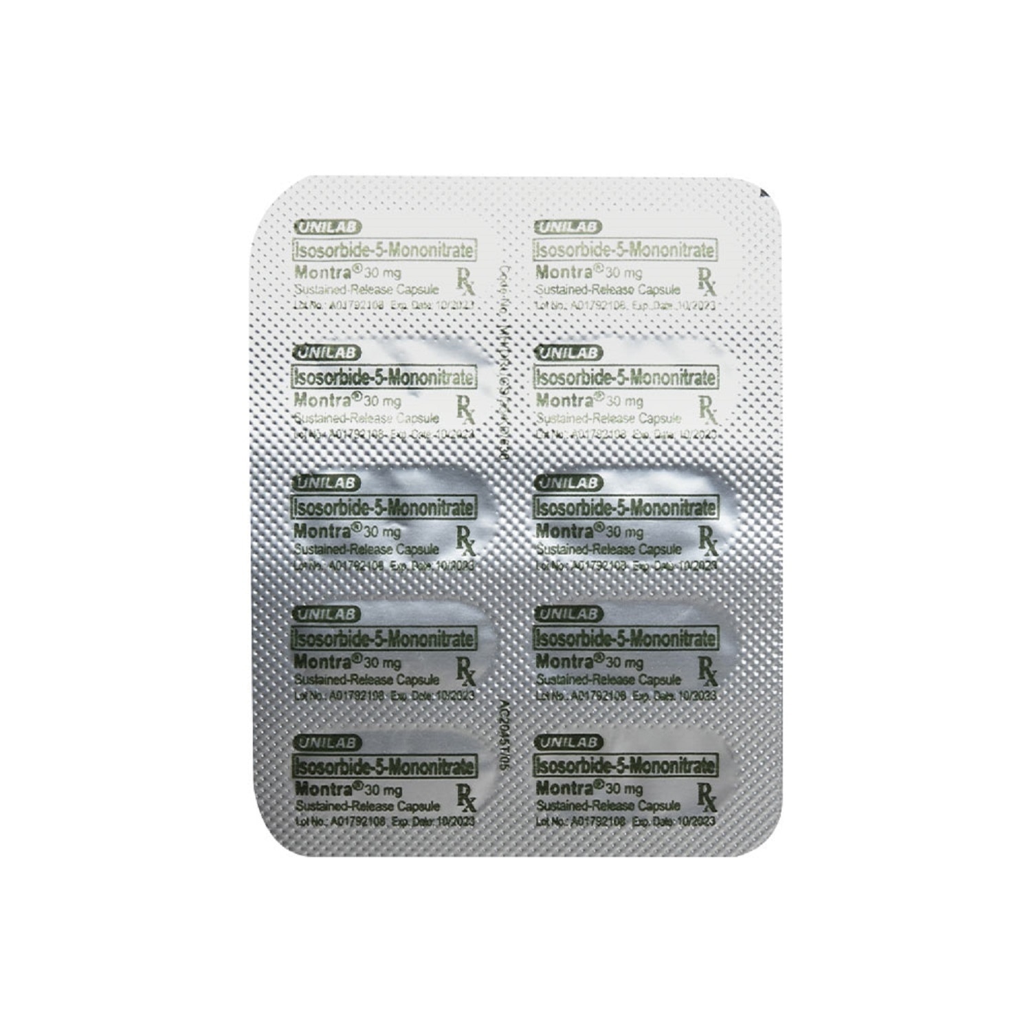 Isosorbide Mononitrate 30mg 1 Capsule [PRESCRIPTION REQUIRED]