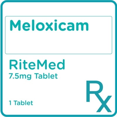 RITEMED Ritemed Meloxicam 7.5mg 1 Tablet [Prescription Required]