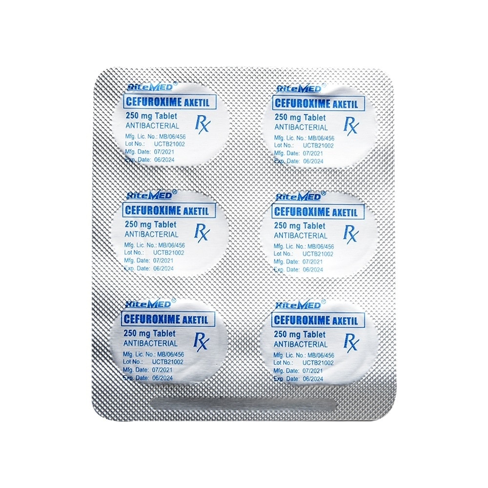 Cefuroxime Axetil 250 mg 1 Tablet [Prescription Required]