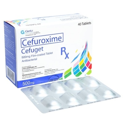 CEFUGET Cefuroxime Axetil 500 mg 1 tablet [PRESCRIPTION REQUIRED]