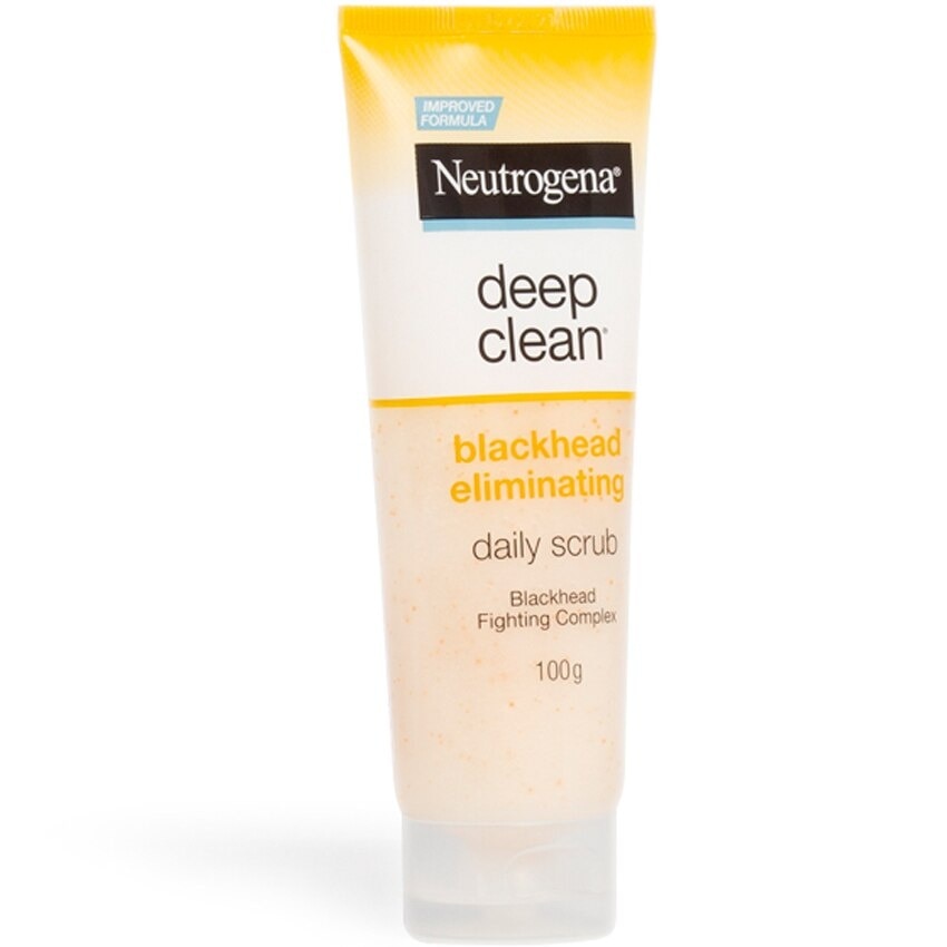 Neutrogena Deep Clean Blackhead Eliminating Scrub 100g- BHA + Microbeads, Oily + Acne-Prone Skin