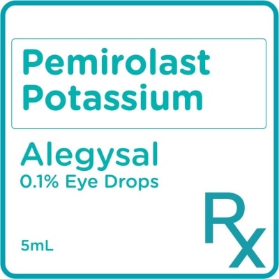 ALEGYSAL Pemirolast Potassium 0.1% Ophthalmic Solution 5 mL [PRESCRIPTION REQUIRED]