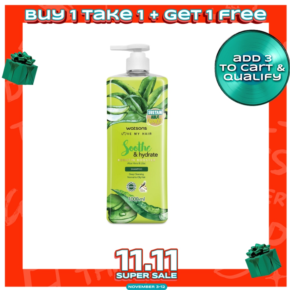 Aloe Vera Lilac Soothe Hydrate Nourishing Shampoo 1000ml