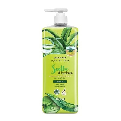 WATSONS Aloe Vera Lilac Soothe Hydrate Nourishing Shampoo 1000ml