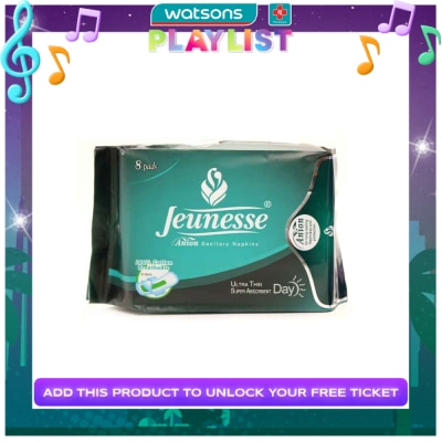 JEUNESSE Anion Sanitary Napkins Ultra Thin Super Absorbent 8 Day Pads