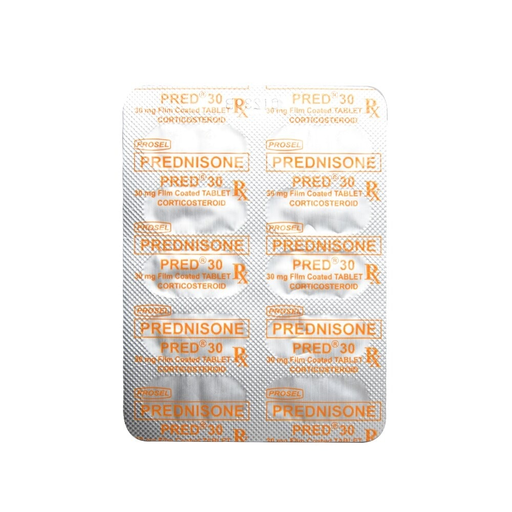 Prednisone 30mg 1 Film-coated Tablet [PRESCRIPTION REQUIRED]