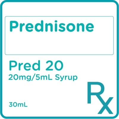 PRED Prednisolone 10mg/5mL 30ml [PRESCRIPTION REQUIRED]