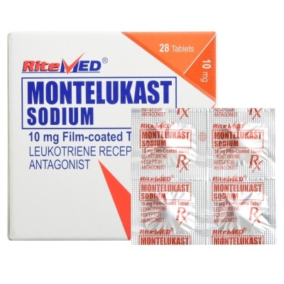 RITEMED, Montelukast Sodium 10mg 1 Tablet [PRESCRIPTION REQUIRED ...