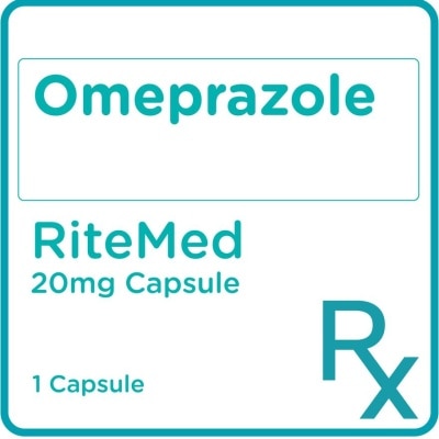 RITEMED Omeprazole 20mg 1 Capsule [PRESCRIPTION REQUIRED]