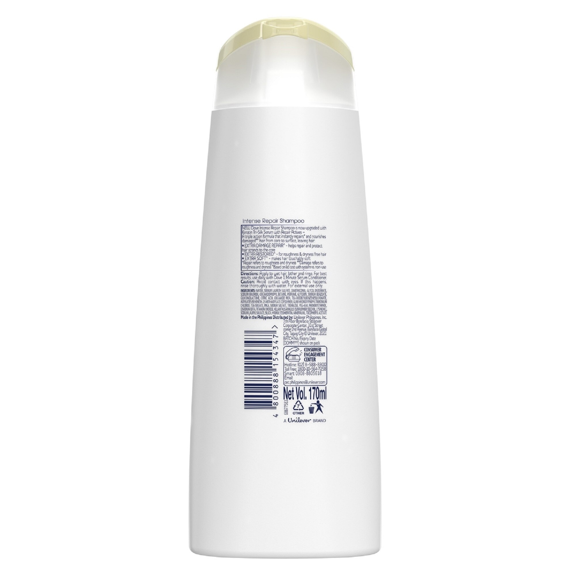 DOVE Ceramide Intense Repair Shampoo 170mL