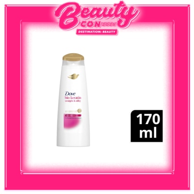 DOVE DOVE Bio-Keratin Straight and Silky Shampoo 170mL