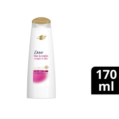 DOVE DOVE Bio-Keratin Straight and Silky Shampoo 170mL