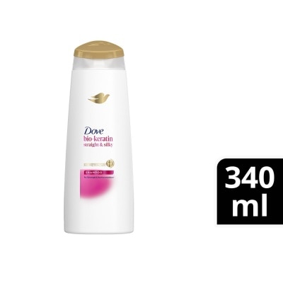 DOVE DOVE Bio-Keratin Straight and Silky Shampoo 340mL