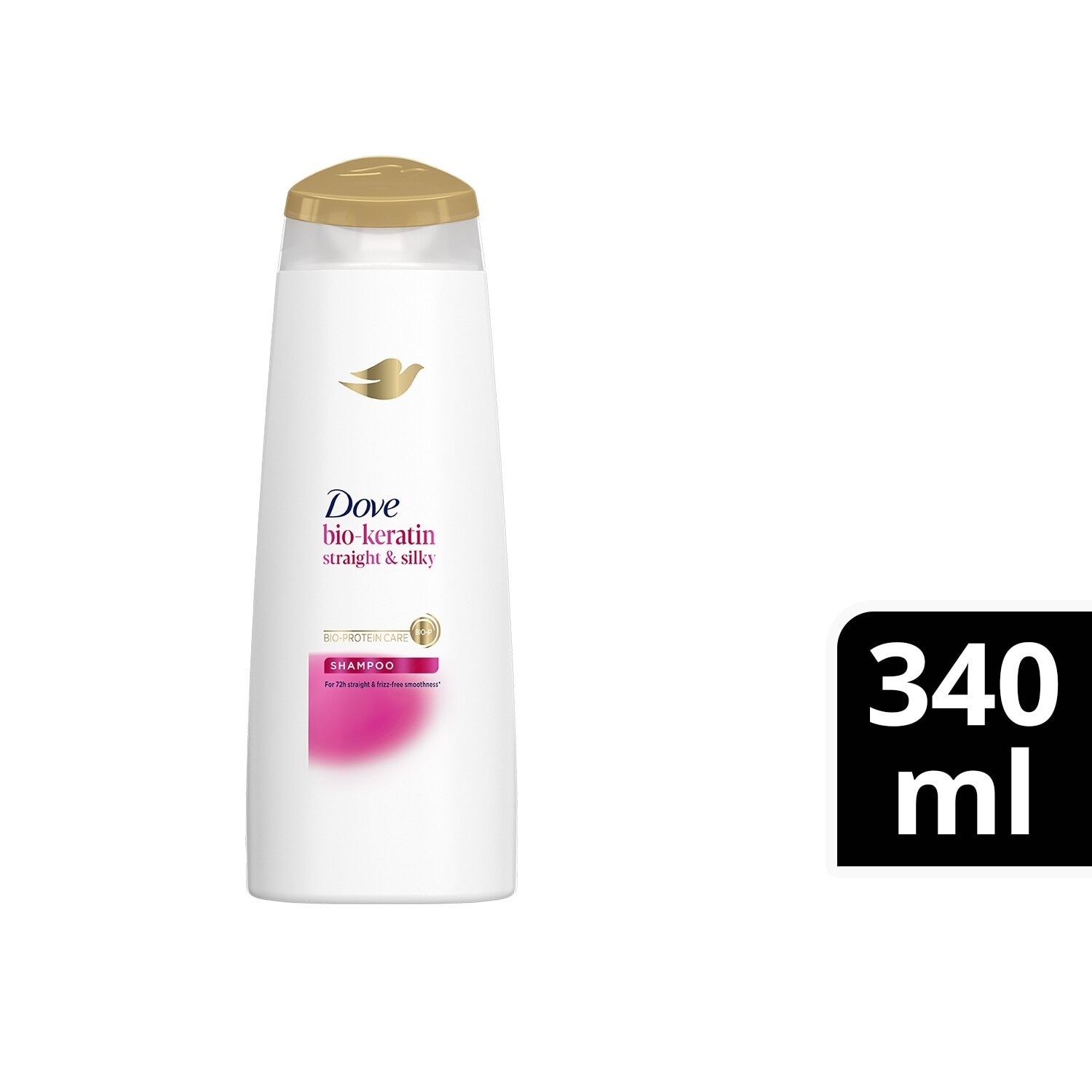 DOVE Bio-Keratin Straight and Silky Shampoo 340mL