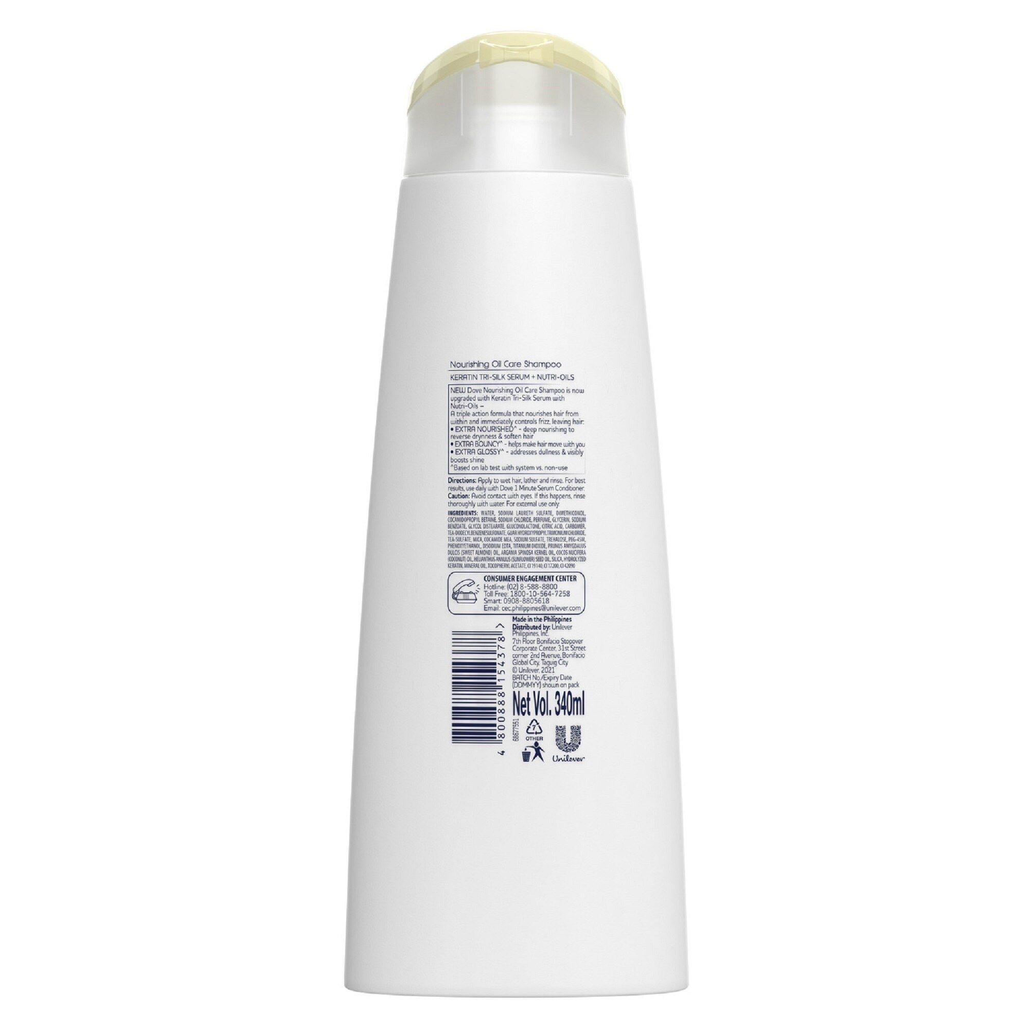 DOVE Restorative Oil Nourishing Care Shampoo 340mL