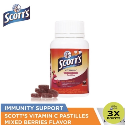 SCOTTS Pastilles Mixed Berries 50s Bottle