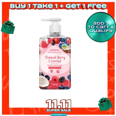 WATSONS Berry Coconut Cream Hand Soap 500ml