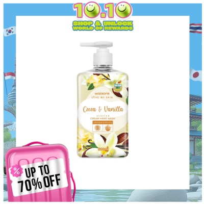 WATSONS Cocoa and Vanilla Scented Cream Hand Wash 500ml