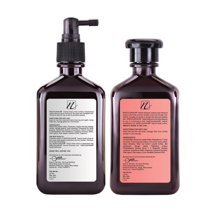 2in1 Topical Herbal Scalp Lotion and Shampoo Set 200ml