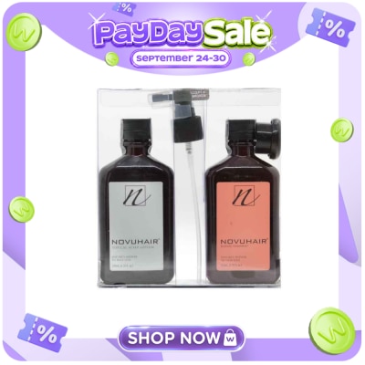 NOVUHAIR 2in1 Topical Herbal Scalp Lotion and Shampoo Set 200ml image