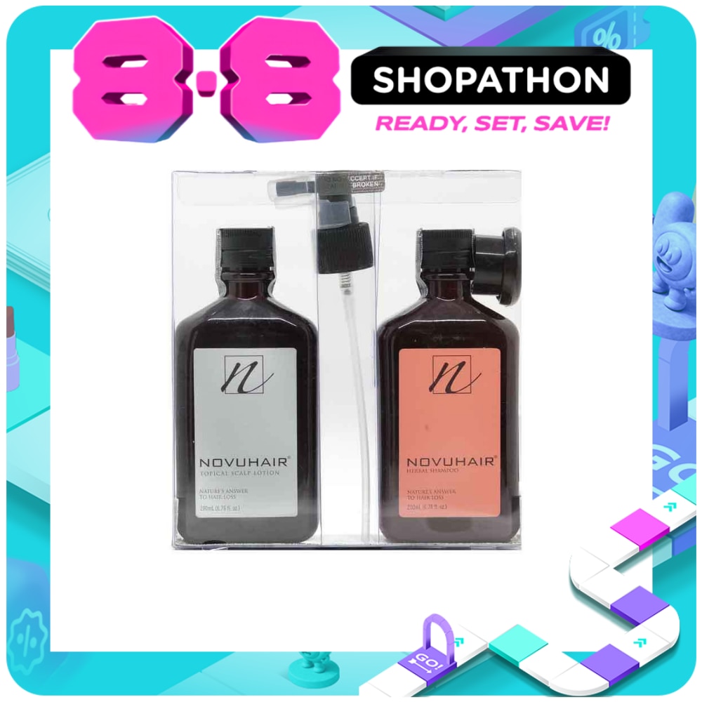 2in1 Topical Herbal Scalp Lotion and Shampoo Set 200ml image