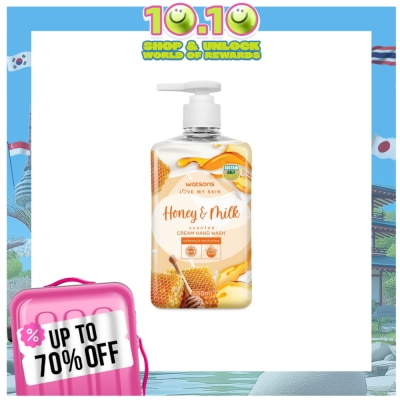 WATSONS Honey and Milk Cream Hand Soap 500ml