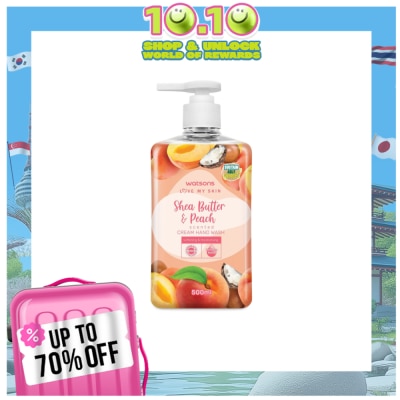 WATSONS Shea Butter and Peach Scented Cream Hand Wash 500ml